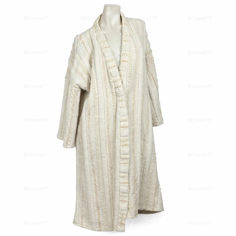 Anthropologie x Ollari Renee duster long open coat textured XL boho extra large